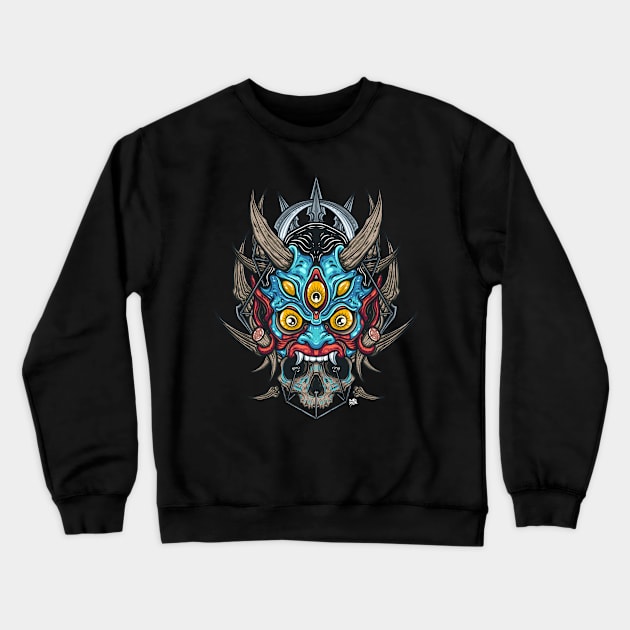 god of destruction Crewneck Sweatshirt by Behold Design Supply